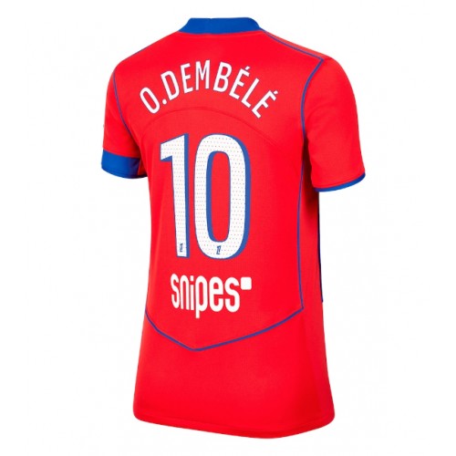 Stroje piłkarskie Paris Saint-Germain Ousmane Dembele #10 Koszulka Trzeciej dla damskie 2025-26 Krótki Rękaw